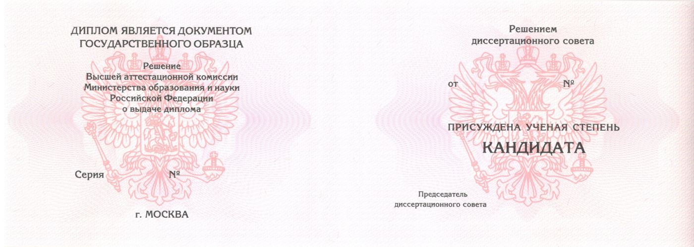 кандидат с 2006 по 2014 годы